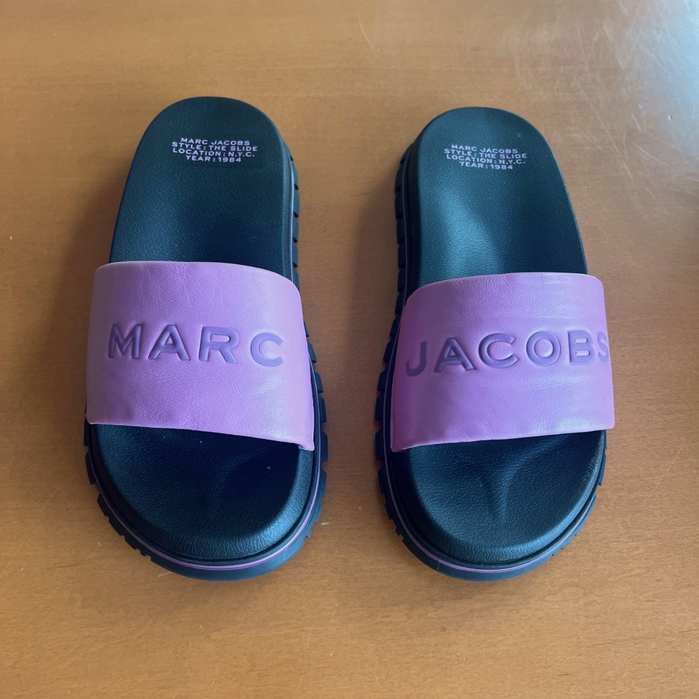 Marc Jacob’s - Marc Jacobs Purple 'The Slides' Slides IT